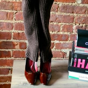 Louis Vuitton leg warmer pump